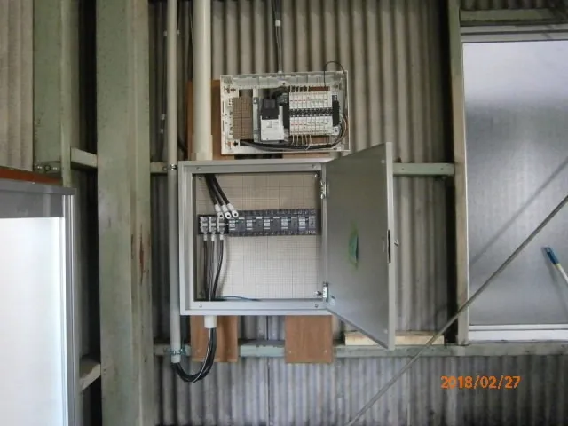 工場移転に伴う改修配線工事