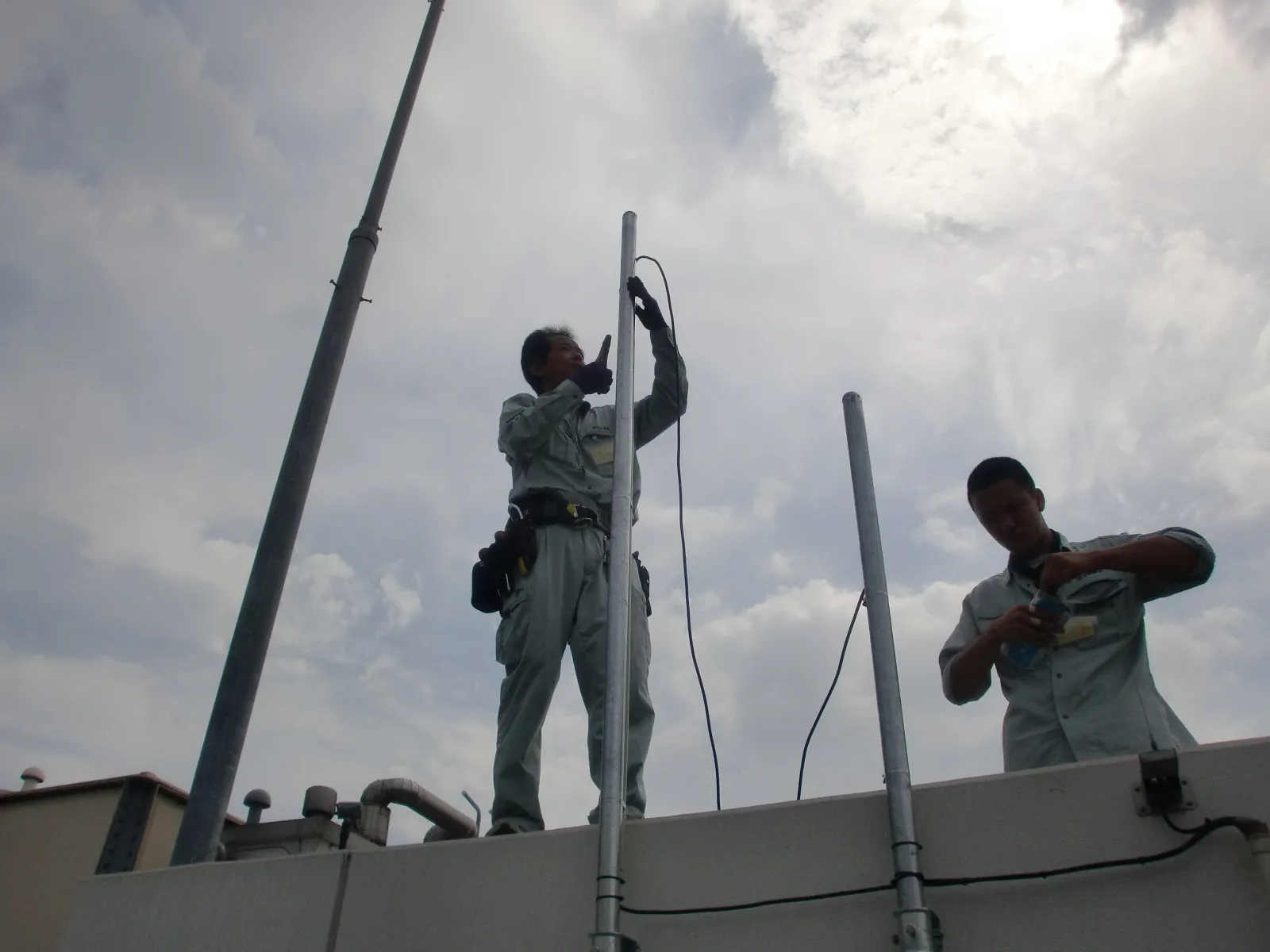 某大学病院様防災無線設置工事