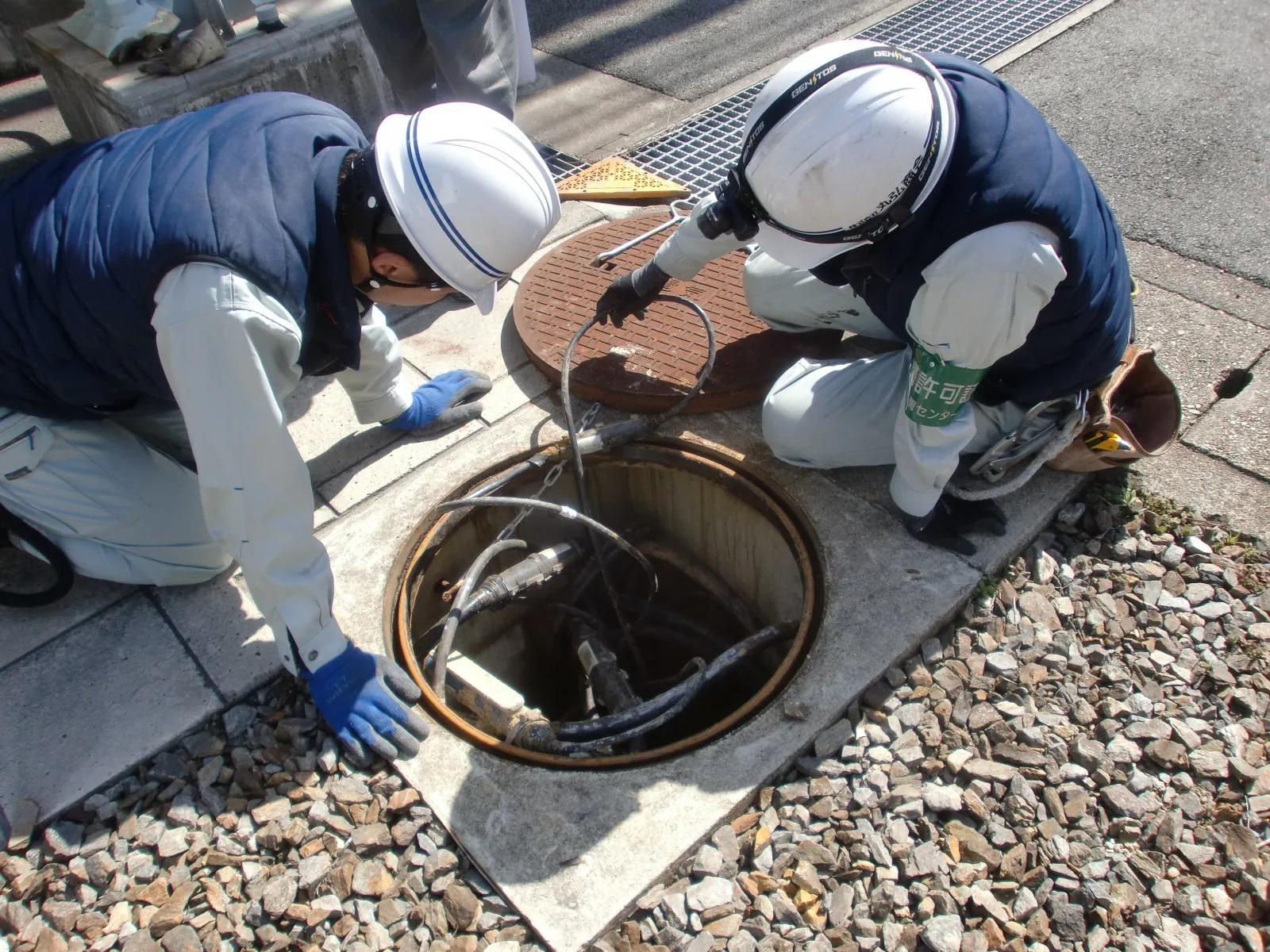 某大学病院様電話ケーブル工事